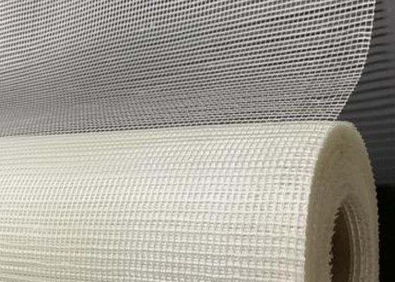 Résistance blanche au fil à hautes températures Mesh Plain 60g 4x4mesh de fibre de verre