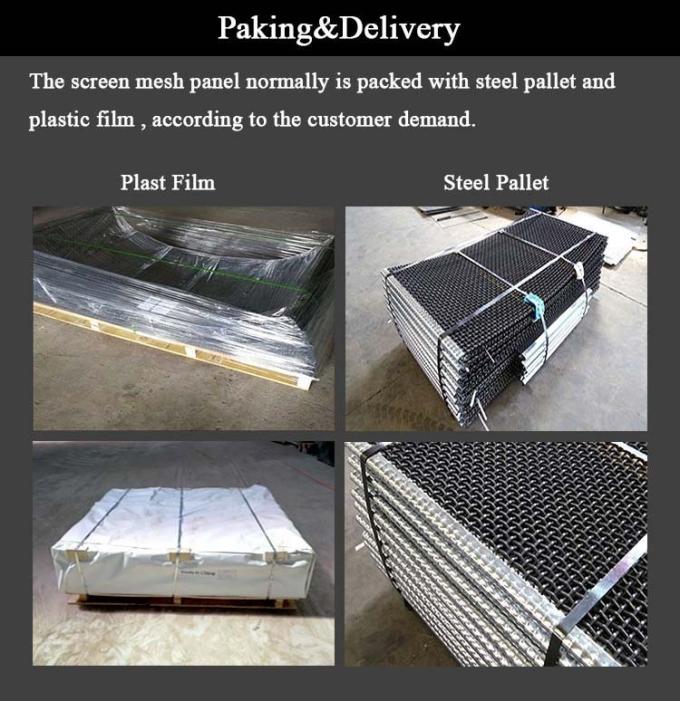 fil serti par replis Mesh Screen Heavy Duty de l'acier inoxydable 304 de 12.7mm 4