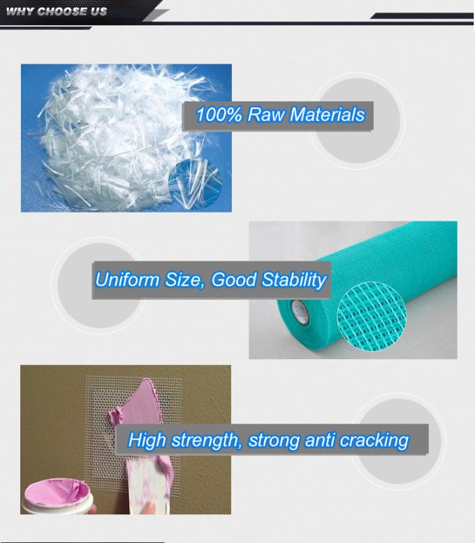 Maille de fibre de verre haute température 10x10 Maille 80g/m2 Tissage sergé 2